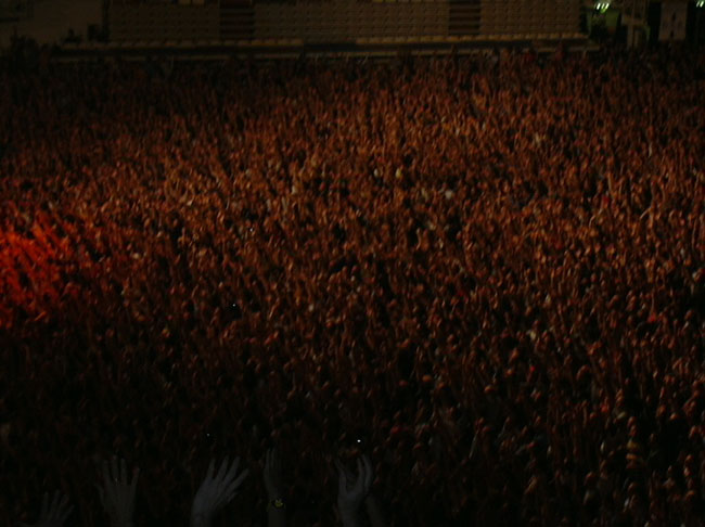 platea a mani alzate